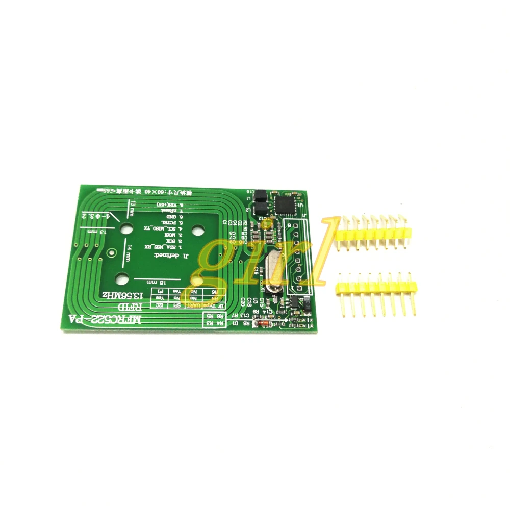 Модуль MFRC522 карта RFID IC модуль чтения и записи интерфейс UART/SPI/I2C большое расстояние