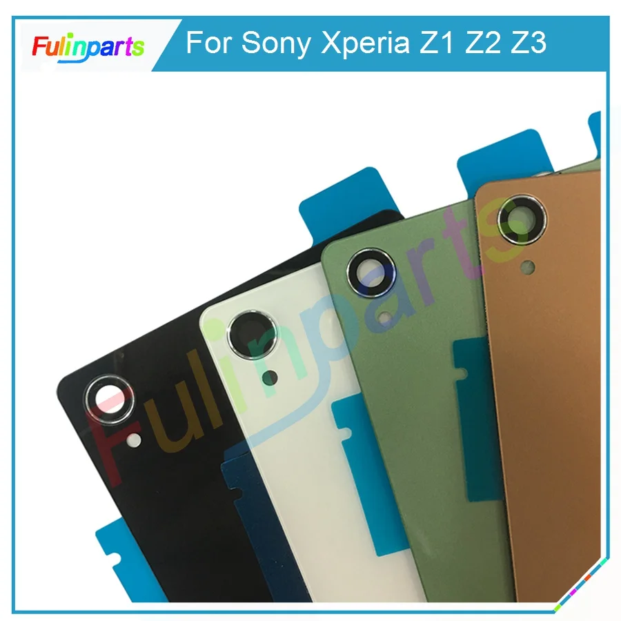 Для Sony Xperia Z1 Z2 Z3 Корпус задняя крышка батареи с адхенсивной наклейкой запасные