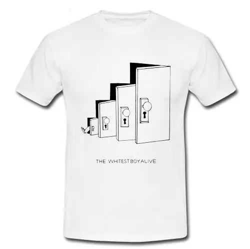 Белая футболка с надписью The Whitest Boy Alive Dreams Rules S M L XL 2XL fear liverpool Мужская pride dark