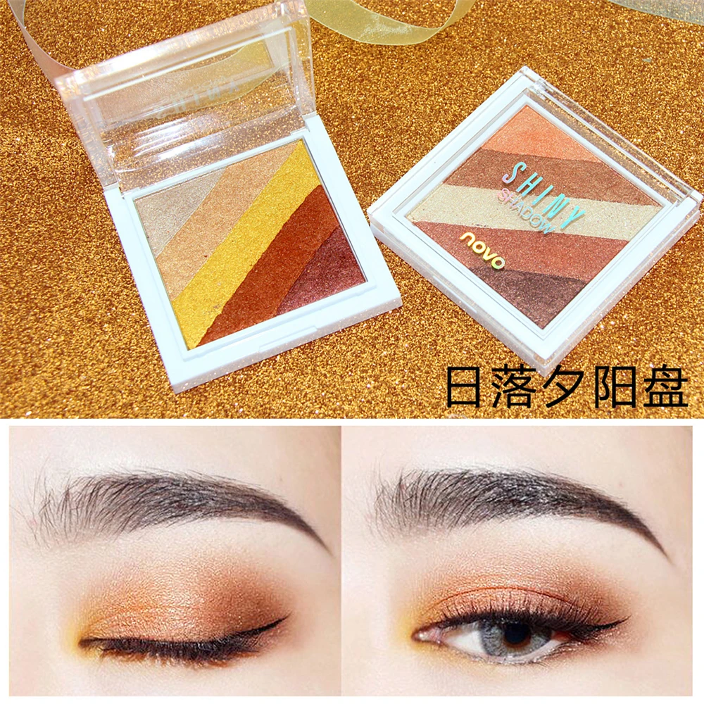Brand Rainbow 5 Color Eyeshadow Palette Shimmer Eye Shadow Makeup Long Lasting Beauty Cosmetics Matte Pigment Make Up |