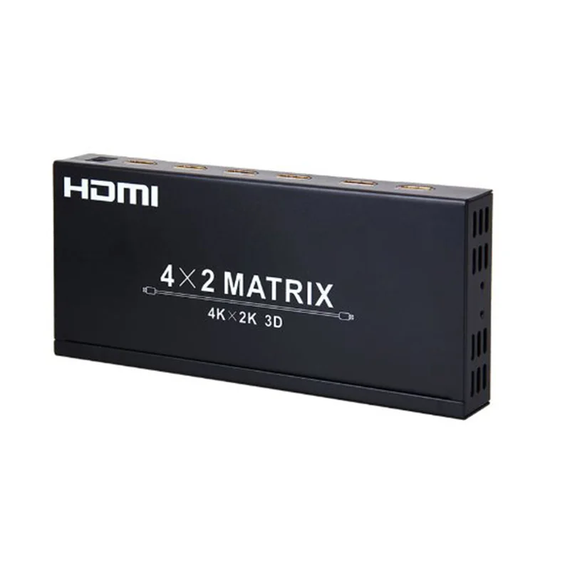 4 k X 2 HDMI V1.4a матрицы 4X2 (от до 2) переключатель 3D 97 Гбит/с Splitter усилитель 48-бит на