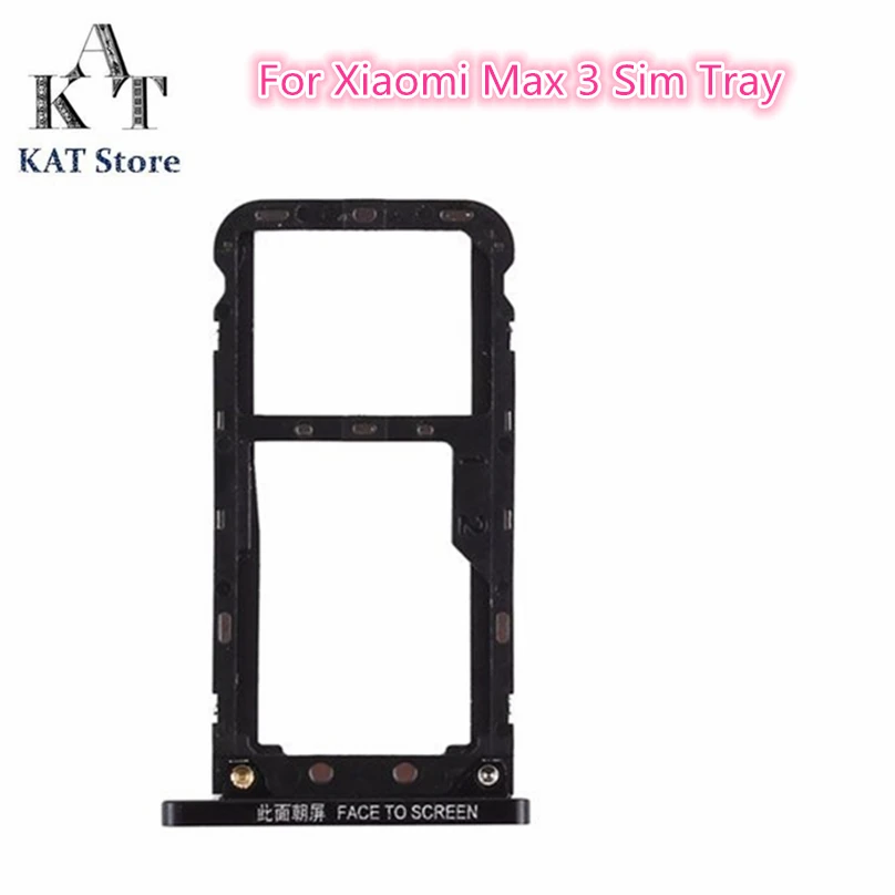 

KAT Sim лоток для Xiaomi Max 3 держатель для sim-карты слот адаптер гарантия качества