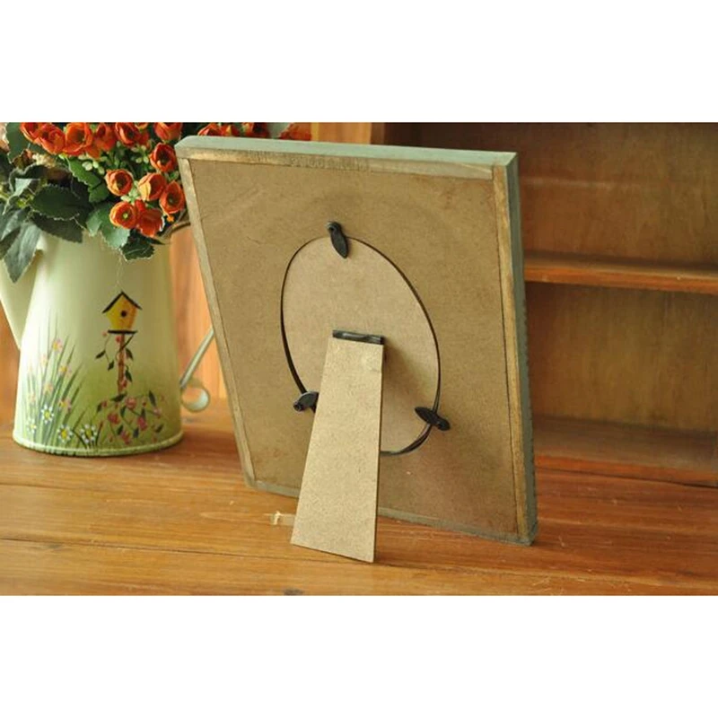 Ретро твердая деревянная фоторамка ремесла винтажный пасторальный стиль