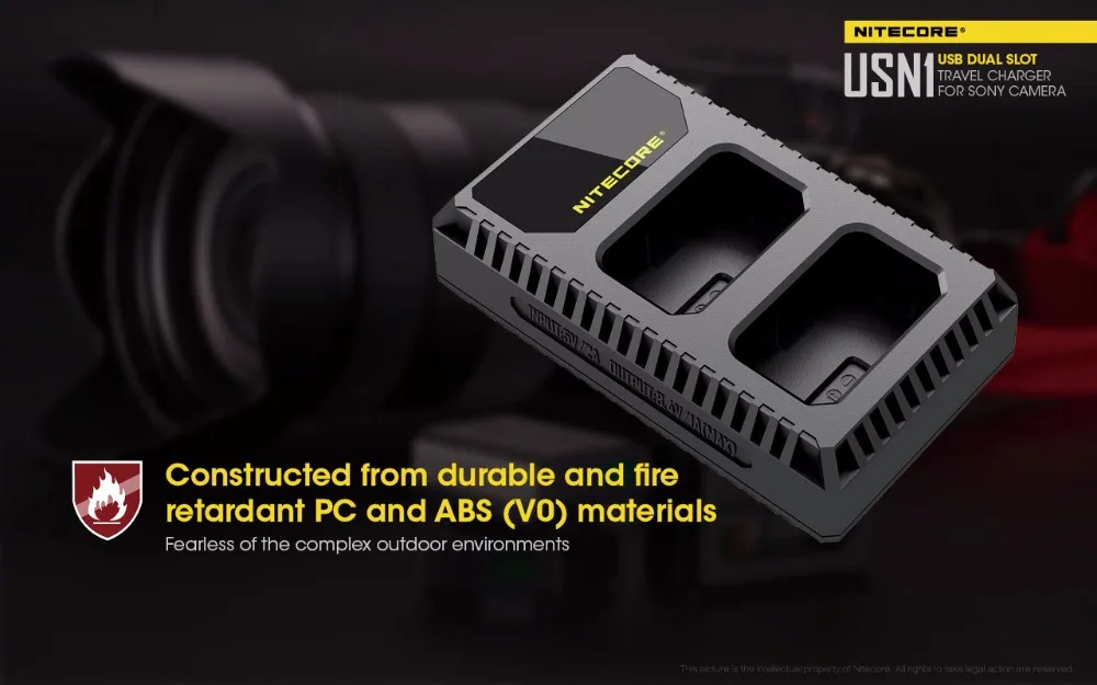 Nitecore путешествия Камера Зарядное устройство USN1 для sony NP-FW50.UNK1 для Nikon EN-EL14 EN-EL14a EN-EL15. UCN1 для Canon EOS LP-E6