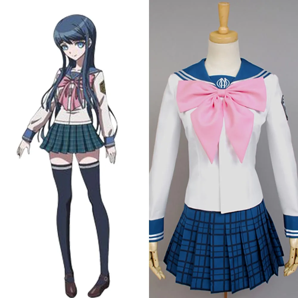 Костюм для косплея Danganronpa Sayaka Maizono взрослых женщин и девушек одежда карнавальный