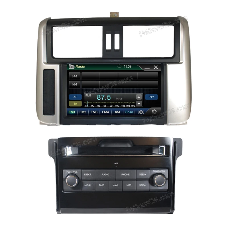 Автомобильный dvd-плеер gps радио для Toyota Land cruiser Prado 150 2010 2011 2012 2013 камера карта