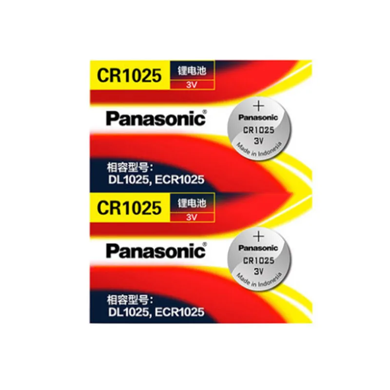 2 шт./лот новые оригинальные батарейки Panasonic CR1025 CR 1025 3 в с литиевой кнопкой для