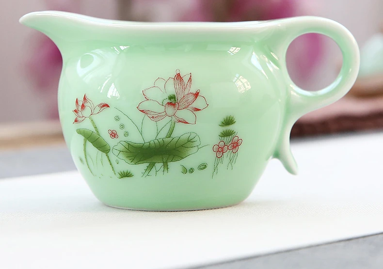 Чайный сервиз longquan celadon фарфоровые чашки для чайной церемонии кунг фу Горшочек