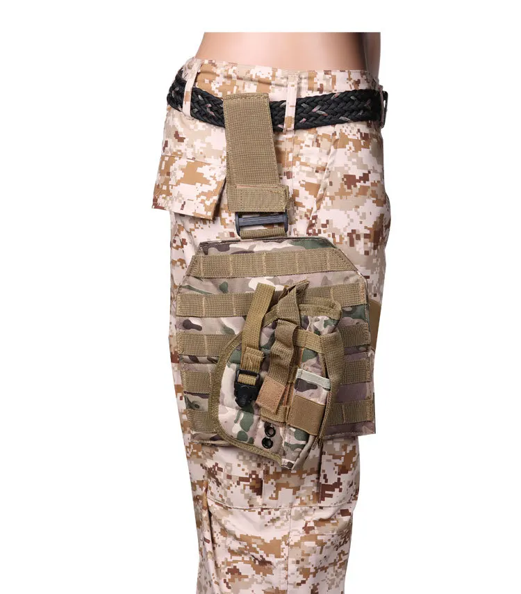 Тактический MOLLE Drop Leg платформа для охоты Пейнтбол страйкбол Удобная Светодиодная панель ремень пистолет кобура пистолет Glock 17