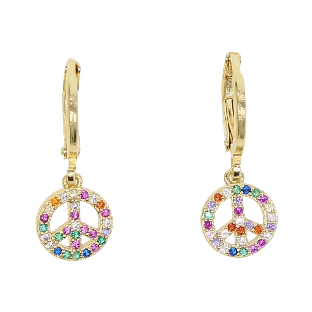 Золото Доступны все цвета радуги cz Ювелирные изделия Геометрическая подвеска