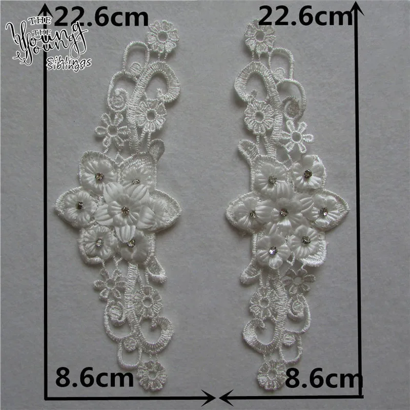 Кружевной воротник с цветочным узором деликатная швейная вышивка кружевной