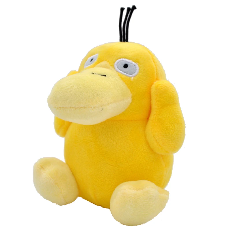 Psyduck 14cm Милый эльф Пикачу Пичу лапрас торшик белка Chikorita Psyduck marill Mew плюшевая игрушка мягкая кукла прекрасная коллекция подарок - Цвет: Psyduck 14cm
