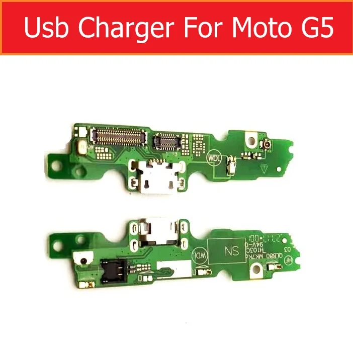 Микрофон и зарядка через USB Jack Dock доска для Motorola Moto G5 xt1671 xt1672 xt1676 xt1677 USB Зарядное устройство Порты и разъёмы Разъем части доски