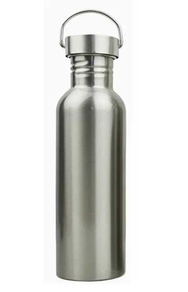 750ml Capacity Kettle Stainless Steel Mug Outdoors Sports Bottle Creative Leakproof Cup - Silver | Дом и сад