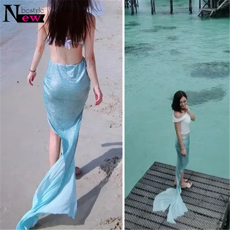 Юбка годе Женская Асимметричная с завышенной талией и юбкой годе|fishtail skirt|fashion