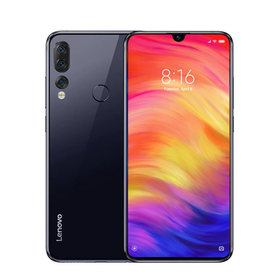Смартфон Lenovo Z5s L78071 6 3 дюйма Android P распознавание лица Notch Screen 4 ГБ 64 Snapdragon 710