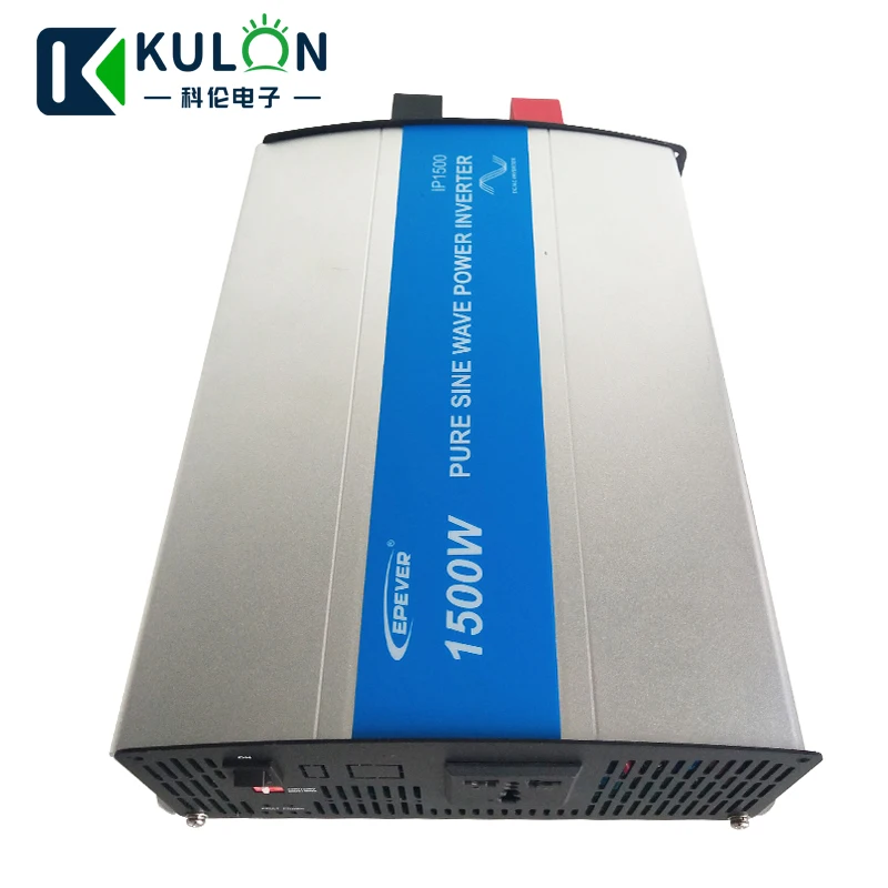 EPever IPower 1500W солнечный инвертор-регулируемым приводом 50Гц 60Гц 12V 24V DC Вход 110V 120V 220V 230V переменного тока выход выключения сетки галстук инвертора по ограничению на использование опасных материалов в производстве электрического и электронного оборудования Синусоидальная волна