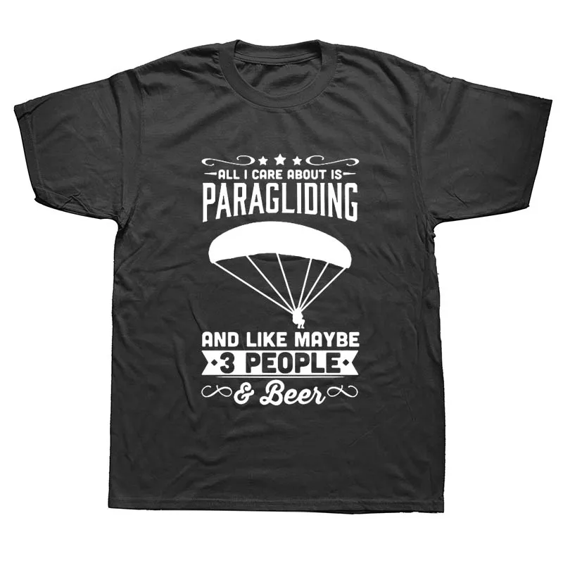 BLACK Скайдайвинг Skydiver парапланерские горные Забавные футболки мужские летние хлопковые Harajuku короткий рукав с круглым вырезом уличная черная футболка - Цвет: BLACK
