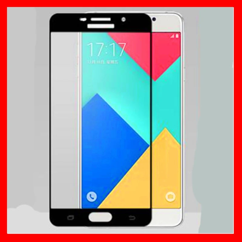 3D закаленное стекло для Samsung a3 2016 Полное покрытие 9H защитная пленка