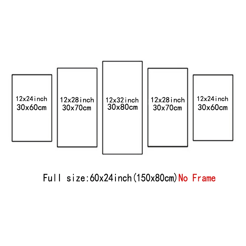 2017 картины Fallout без рамки 5 панелей современная городская картина печать на