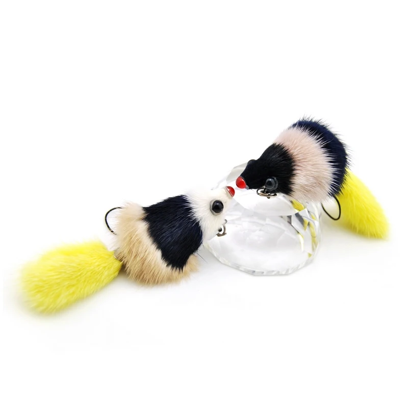 Женская безделушка пушистый мех норки игрушка-помпон брелок кольцо женская