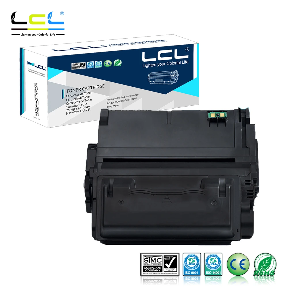 LCL 42A 38A Q5942A Q1338A Q5942 5942A (1 Pack Black) Тонер картридж совместимый для HP LaserJet 4200/4300/4250