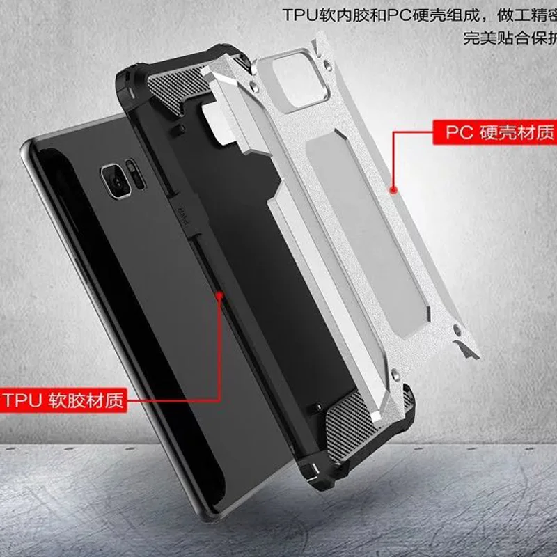 HYSOWENDLY Armor чехлы Чехол для samsung Galaxy Note 4 N9100 случаях кремния гибридный жесткий PC