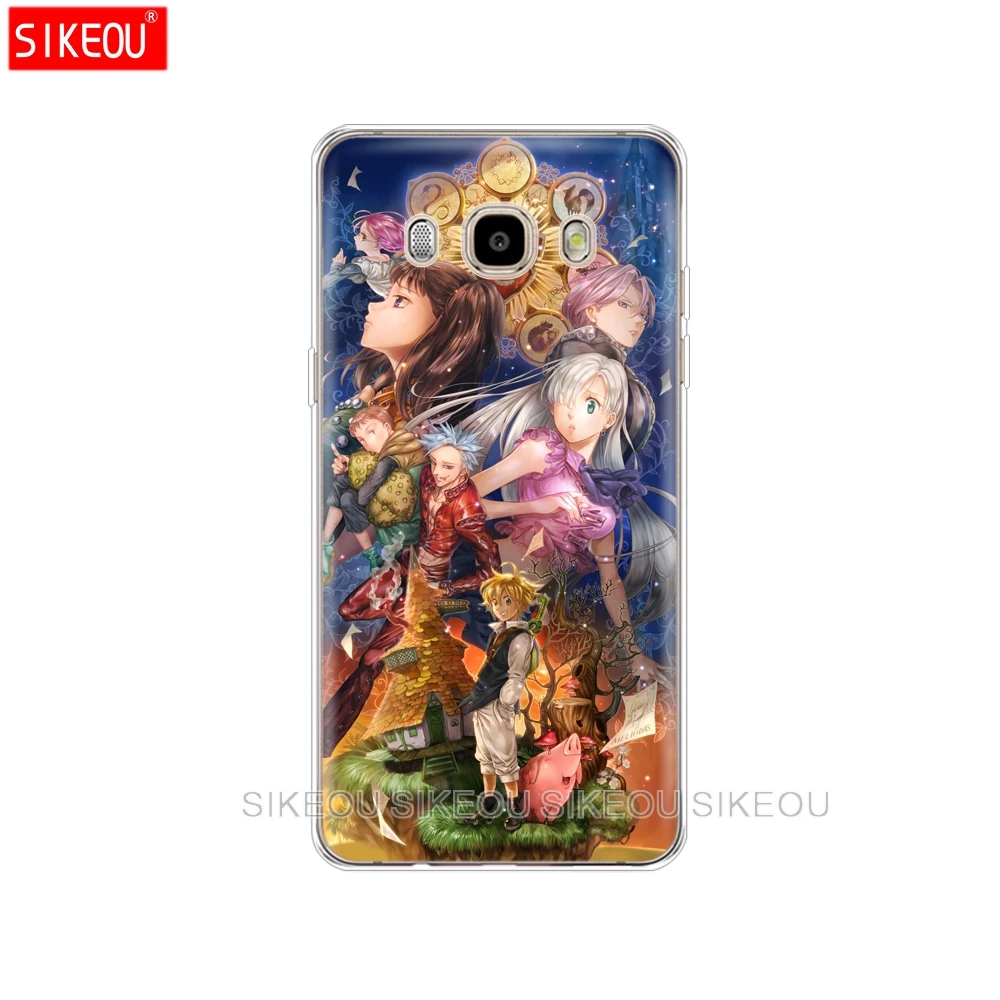 Силиконовый чехол для телефона Samsung Galaxy J1 J2 J3 J5 J7 MINI 2016 2015 prime Nanatsu no Taizai 7 Seven Deadly