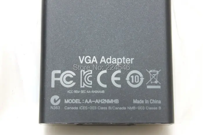 Оригинальный/подлинный AA-AH2NMHB Micro HDMI к VGA адаптер для Samsung 500T1C 700T1C 700T1A 900X1B 900X3A 900X3B |