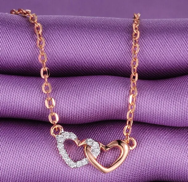 Модное ожерелье с сердцем кулон серьги GVBORI из натуральных жемчужин бриллиант 18 К