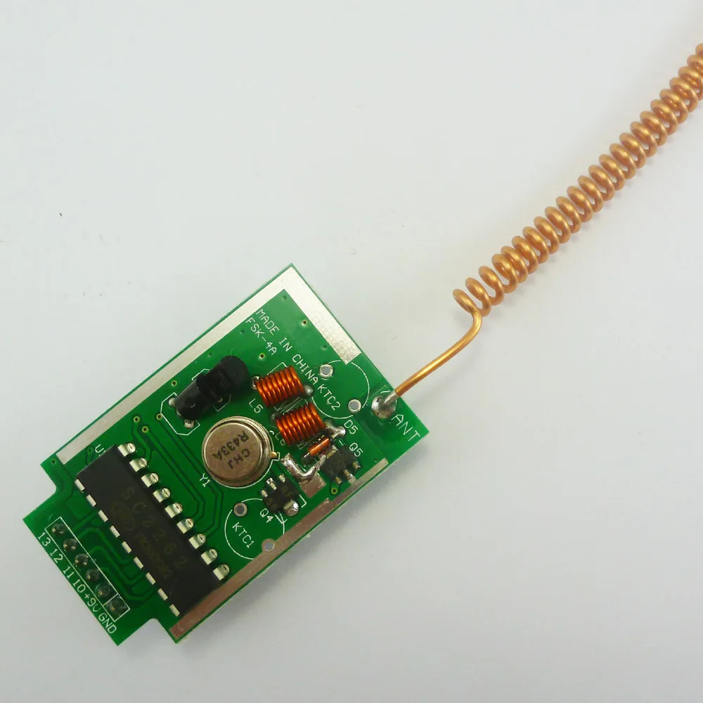 DC9V 433M 4Ch PT2262 ASK OOK RF беспроводной передатчик датчик модуль для Arduino UNO MEGA2560 DUE MCU