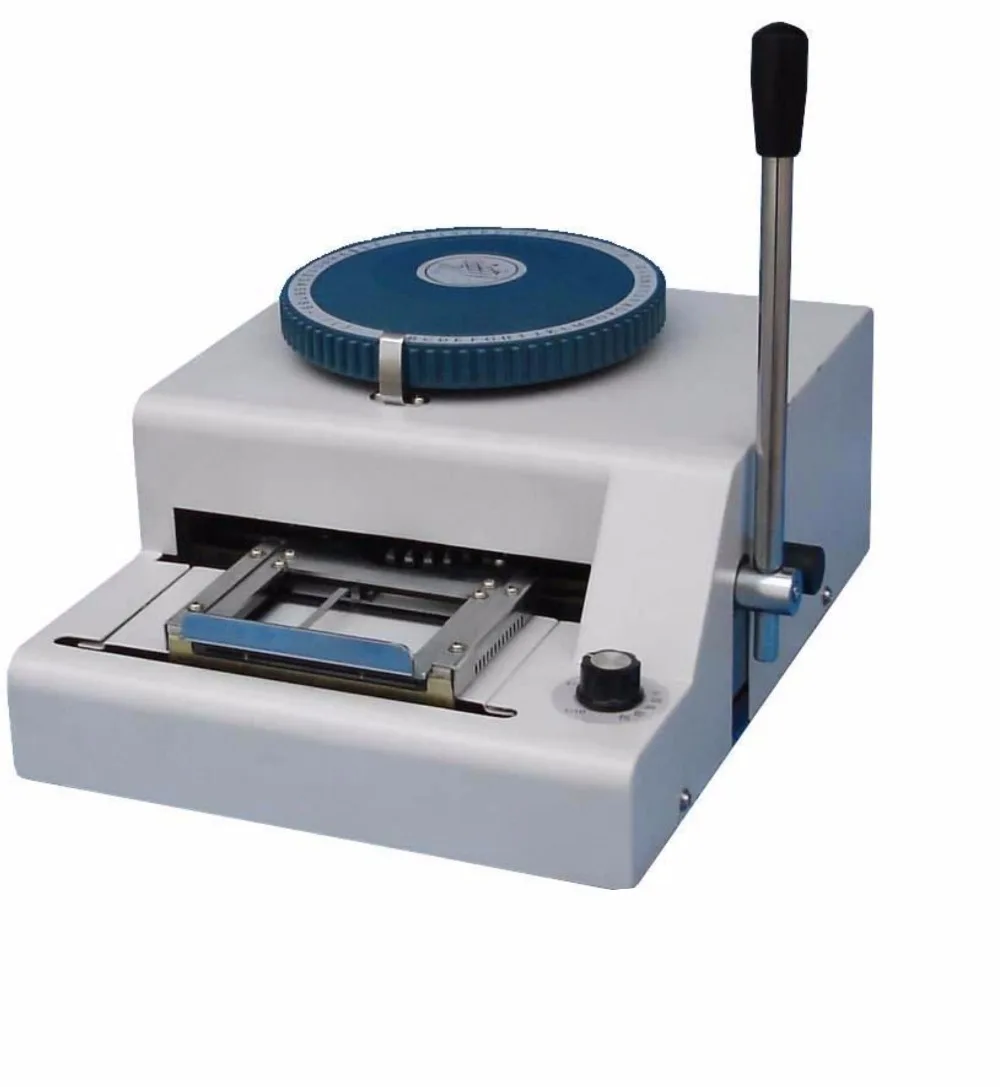 Имя карты код принтер ПВХ тиснение машина с 20 шт белые пустые и тиснением образец