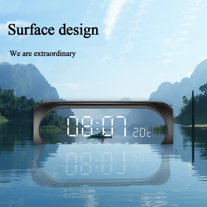 SOAIY беспроводной Bluetooth динамик избыточный сабвуфер мини открытый умный дом