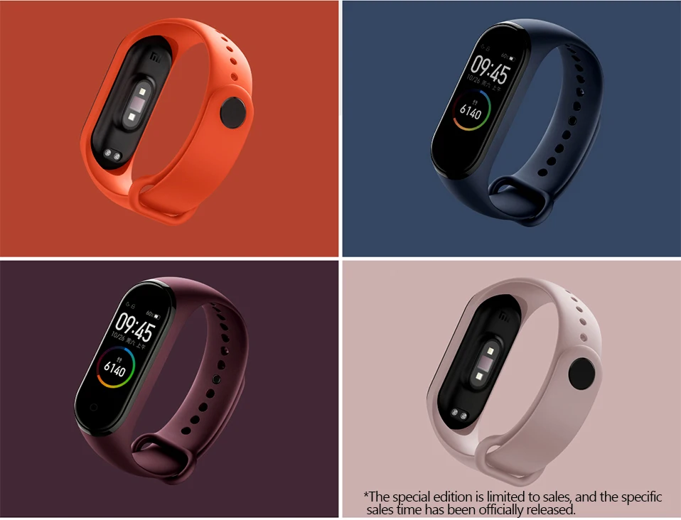 Xiaomi mi браслет, силиконовый браслет, браслет Xiao mi Band 4 3 mi Band 4 mi Band 4, розовый ремешок на запястье, Xiomi mi Band 4