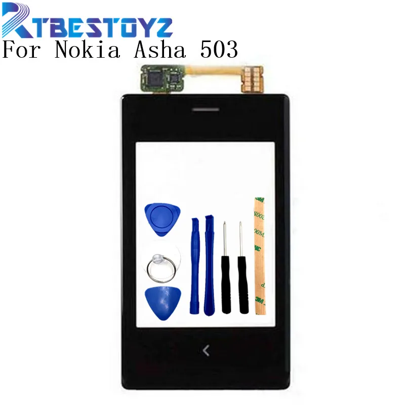 Сенсорный экран RTBESTOYZ 3 0 дюймов с дигитайзером стекло для Nokia Asha 503 N503 сенсорная