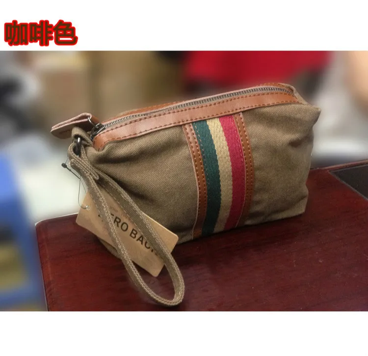 Мужская сумка вместительная холщовая повседневная мужская сумка-кошелек -