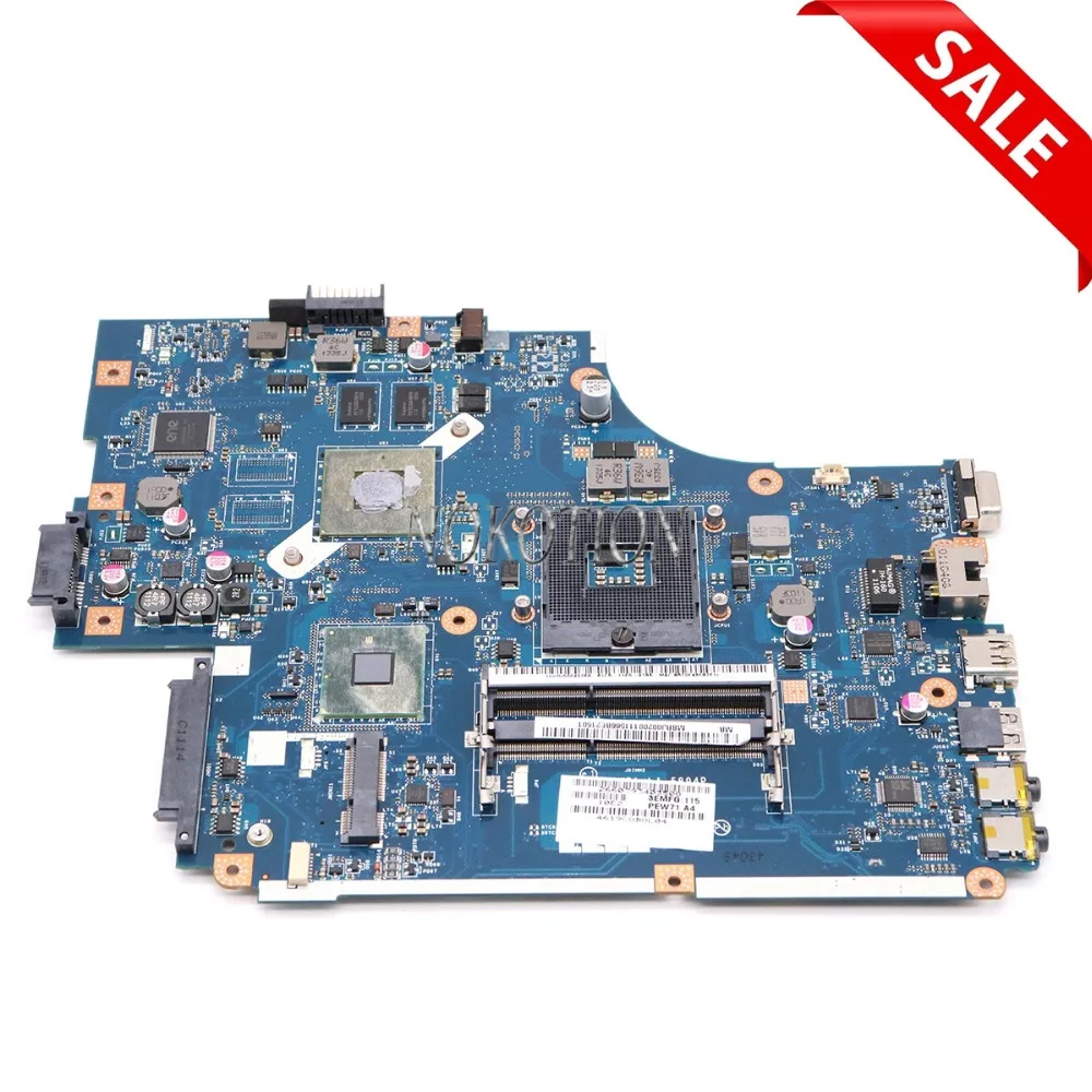 

NOKOTION MBRJ002001 MB.RJ002.001 NEW70 LA-5894P Main board For acer aspire 5741 5742 laptop motherboard GT520M
