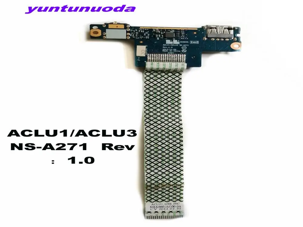 Original for Lenovo G40 G40-70 G40-50 USB audio Board ACLU1/ACLU3 NS-A271ACLU1 FPC NBX0001AG00 tested good free shipping | Компьютеры и