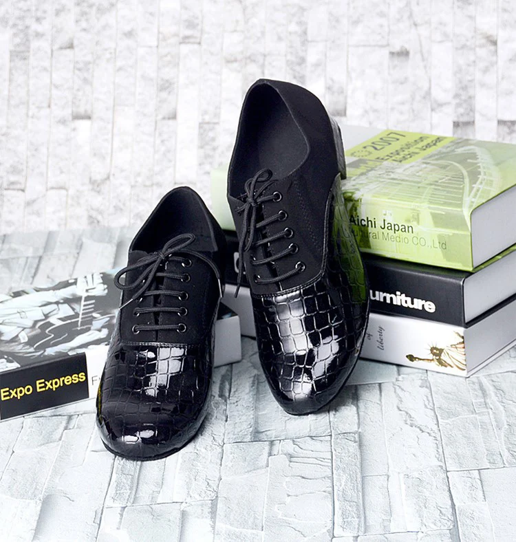 DILEECHI/мужские туфли из искусственной кожи с принтом крокодила для латинских