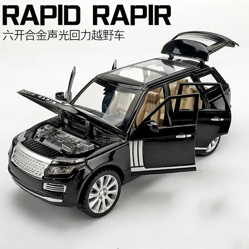 Модель электромобиля XLG SUV 1:24 для Land Rover Rapid Rapir литые автомобили акусто оптические