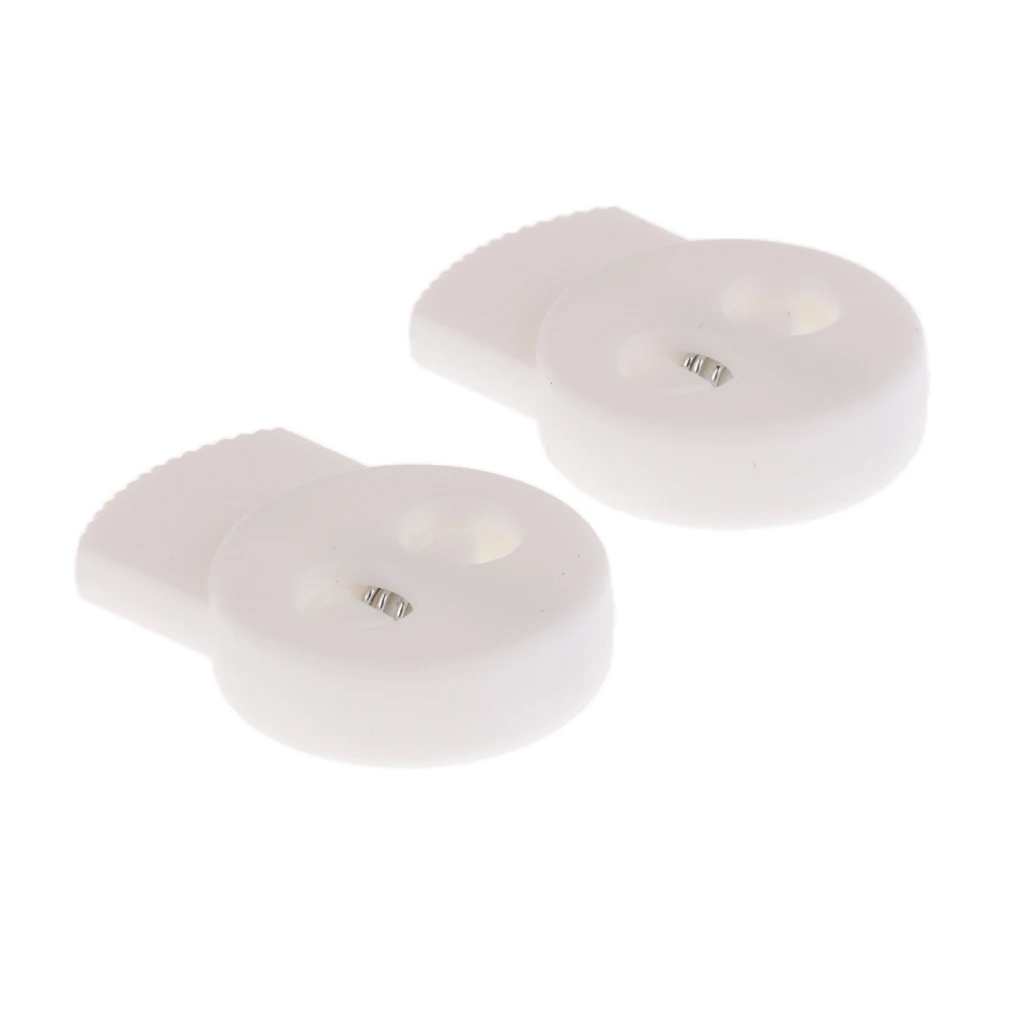 White 2 1 пара; шнурки без завязок; Замки эластичный Tieless шнурки жгутовые пряжки защелка Замковая для кроссовки ботинки Повседневное и рабочая обувь - Цвет: White 2