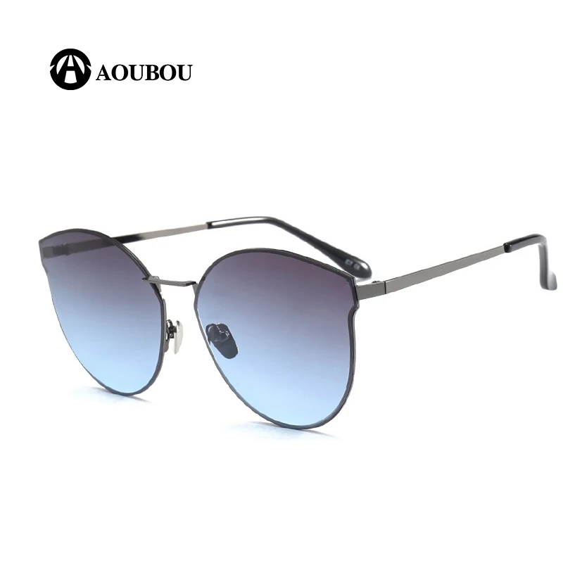 

AOUBOU Brand Luxury Women Sun glasses Fashion Round Ladies Vintage Retro Brand Designer Oversized Female SunGlasses oculos gafas