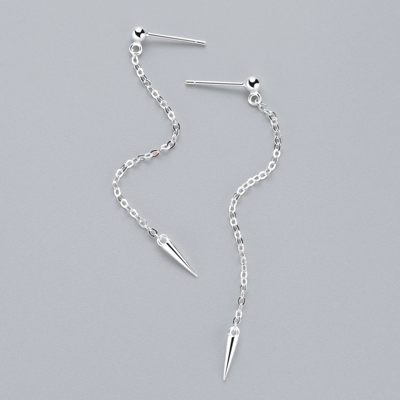 

PONYKISS Trendy S925 Sterling Silver Chic Geometric Sweet Dangle Drop Earrings Women Party Fine Charm Valentine's Day Gift