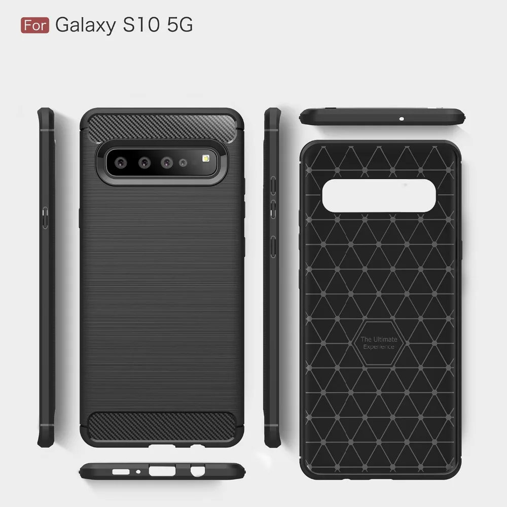 Для samsung Galaxy S10 5G 6 7 &quotУдаропрочный Мягкий силиконовый чехол для телефона |