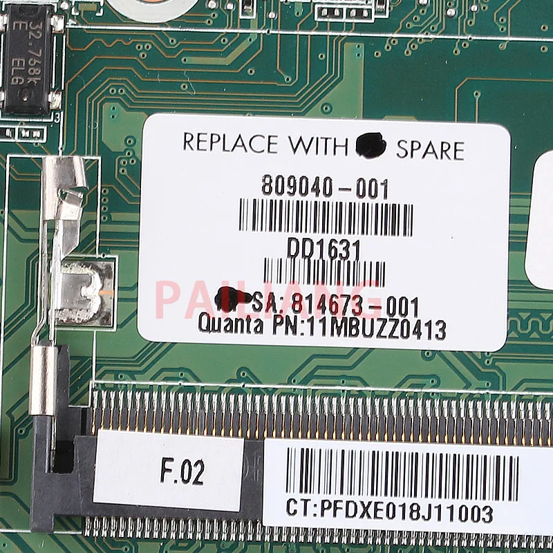 Материнская плата PAILIANG для ноутбука HP 15 AB 15T I3 5010U PC материнская 809040 001 601 DAX12AMB6D0 tesed
