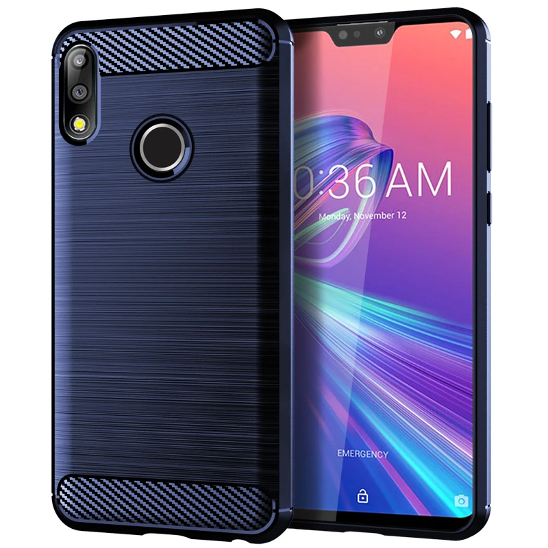 Asus Zenfone Max Pro M2 ZB631KL роскошный защитный чехол Тонкая Броня из углеродного волокна