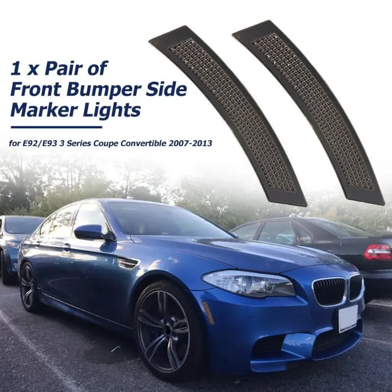 VODOOL 2 шт. передний бампер отражатели Боковой габаритный фонарь боковая лампа