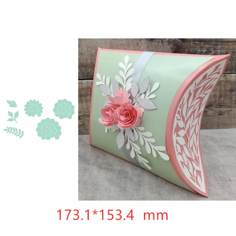 Picture 5 Подарочная коробка элементы с цветок узор Металл режущие штампы для DIY скрапбукинга изготовление бумажных открыток декоративные поделки новые штампы - Цвет: Picture 5