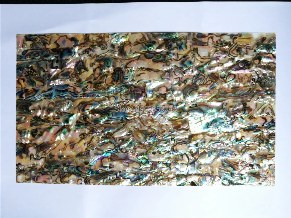 

New Zealand abalone paua shell mother of pearl laminate sheet for musical instrument and wood inlay 10pcs/lot 0.5mm thickness