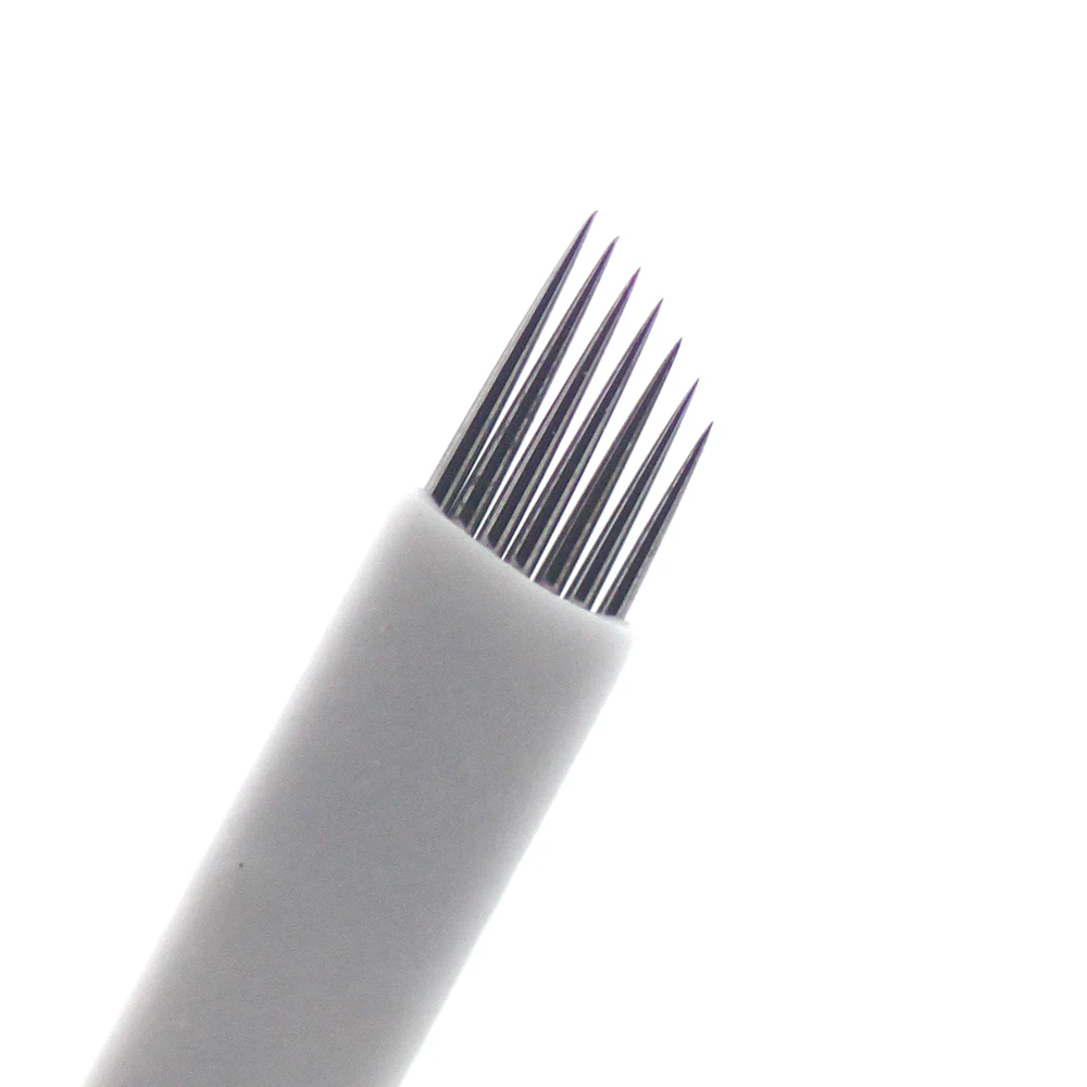 10 шт. иглы для микроблейдинга бровей 7 пин | Красота и здоровье